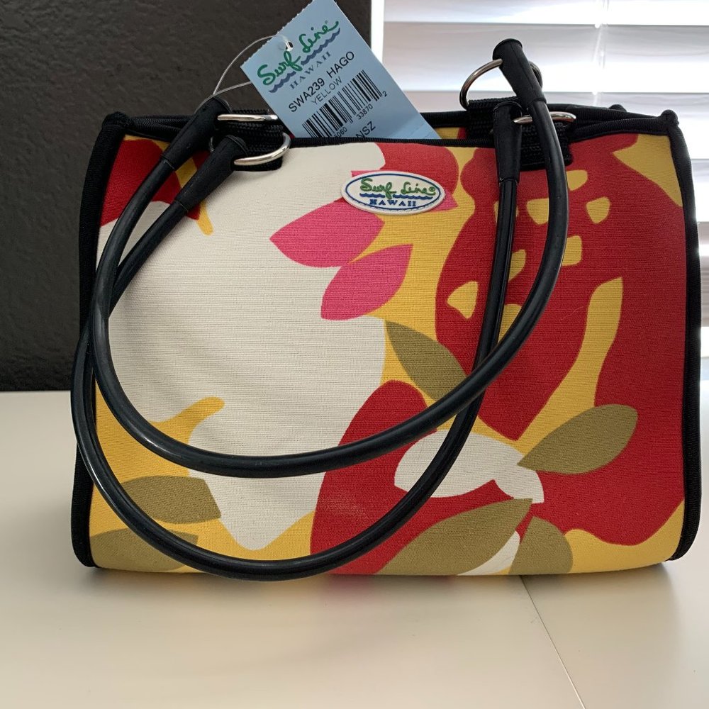 Never Used, With Tags - Vintage Surf Line Hawaii Neoprene Purse